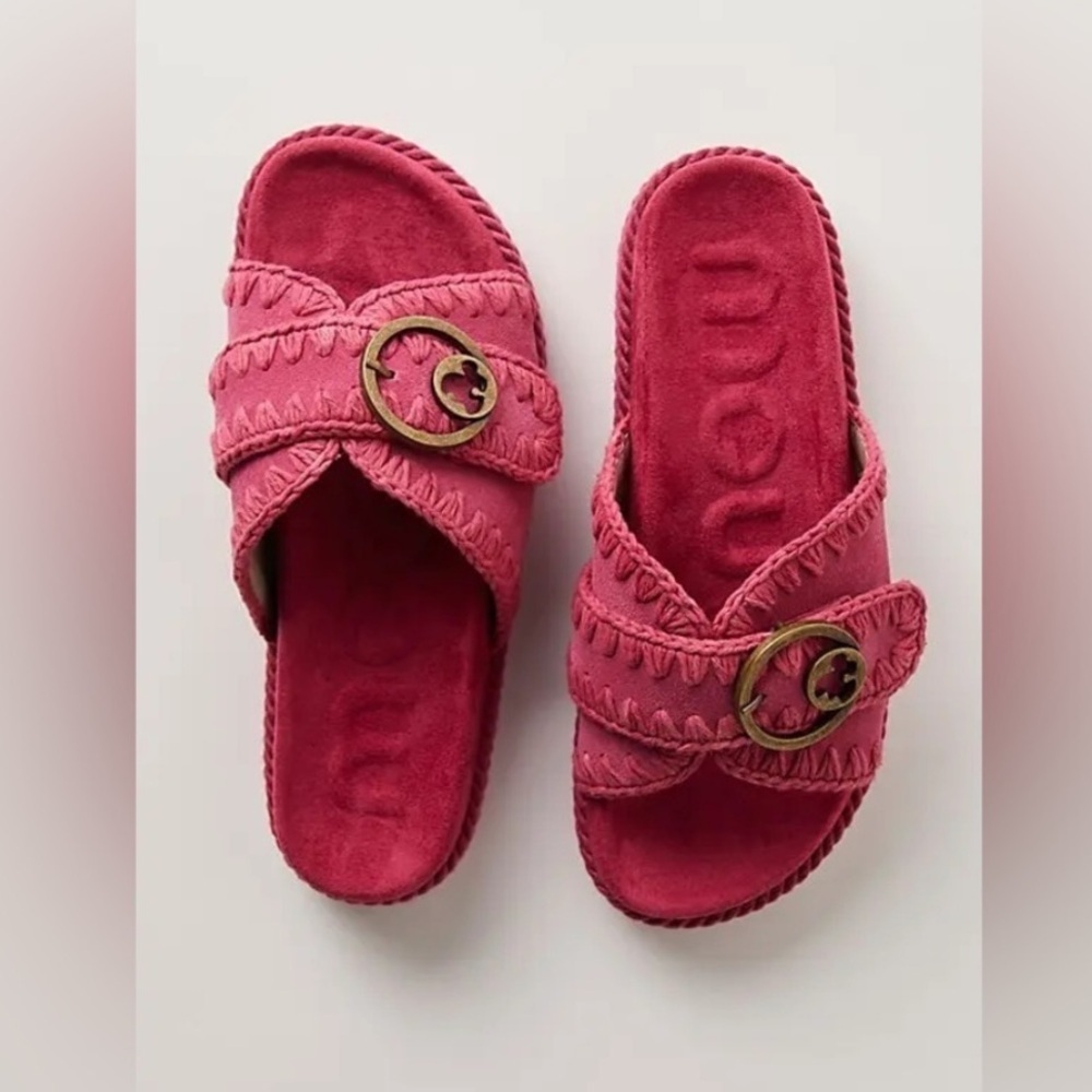 MOU Fruit Punch Slides Size 40 EU or 9.5 US NIB
